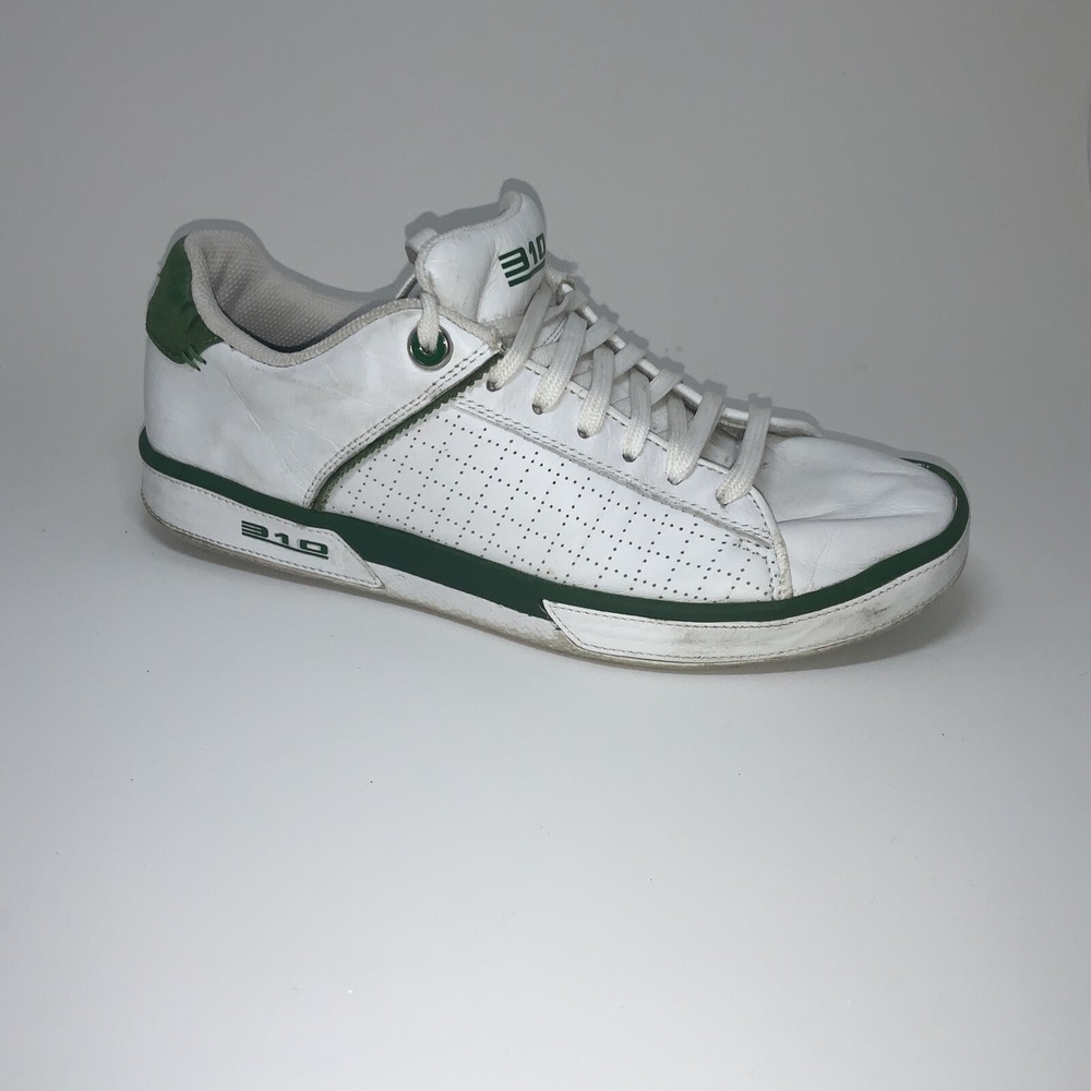 310 Motoring Men's shoes Size 9.5 White/ Green‎